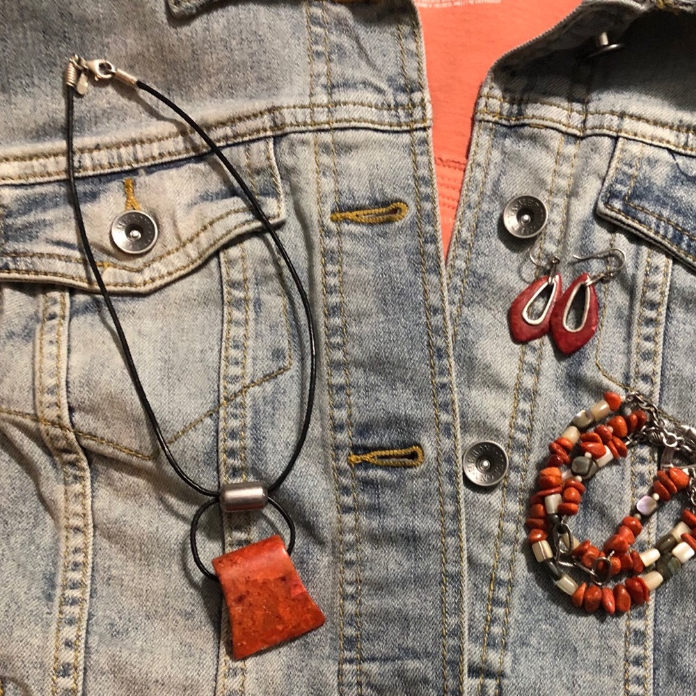 Silpada Coral Necklace